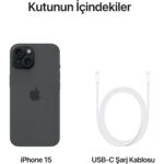 Apple iPhone 15 128 GB Siyah - Görsel 9