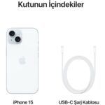 Apple iPhone 15 128 GB Mavi - Görsel 9
