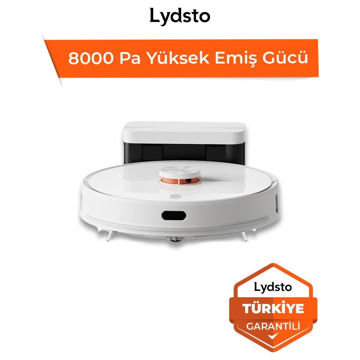 Lydsto S1 D Max - 8000 Pa - Yapay Zeka Akıllı Robot Süpürge - Türkiye Garantili