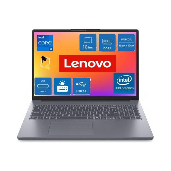 Lenovo Ideapad Slim 3 Intel Core I7-13620H 16GB 1tb SSD Windows 11 Pro 16" Taşınabilir Bilgisayar