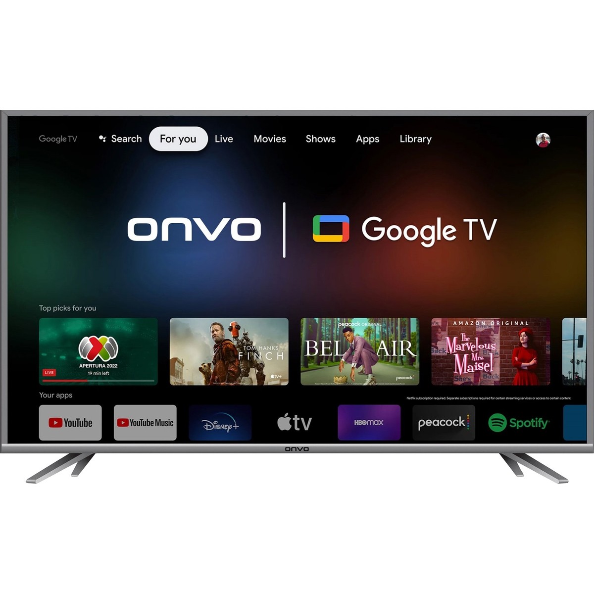 Onvo 65OV9000U 65 inç Smart LED TV 4K Ultra HD Çözünürlük ve Uydu Alıcılı 165 Ekran