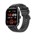 Logia Tech8 Akıllı Saat Alüminyum Kasa Spor Silikon Kordon Siyah - Görsel 3