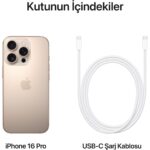 Apple iPhone 16 Pro 128GB Çöl Titanyum - Görsel 9