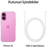 Apple iPhone 16 128GB Pembe - Görsel 9