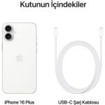 Apple iPhone 16 Plus 256GB Beyaz - Görsel 9