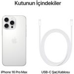 Apple iPhone 16 Pro Max 1 TB  Beyaz - Görsel 5