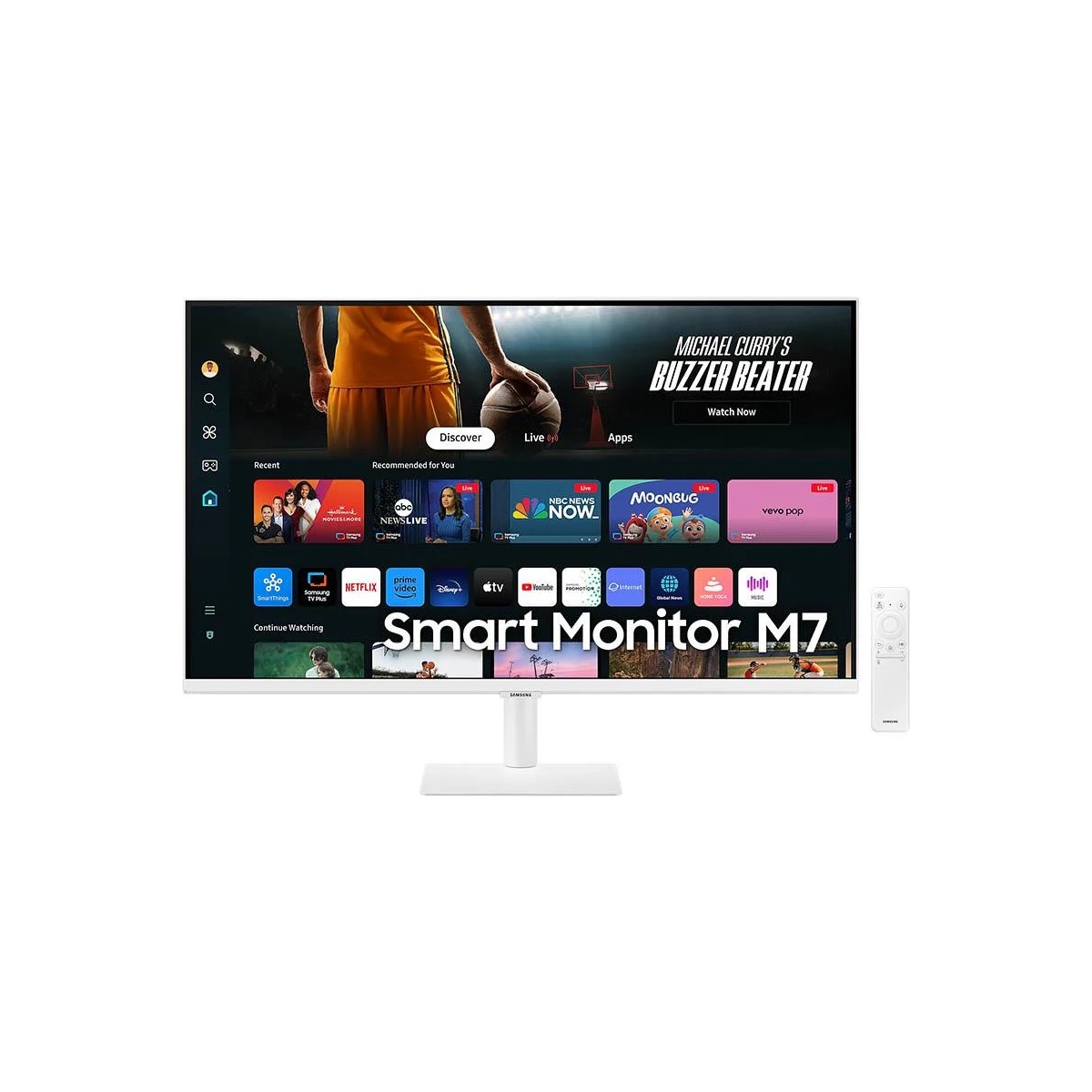 Samsung M7 M70D 32" 4 ms 60 Hz (HDMI+USB +USB-C) 4K (3840 x 2160) WiFi+Bluetooth Smart Monitör LS32DM703UUXUF
