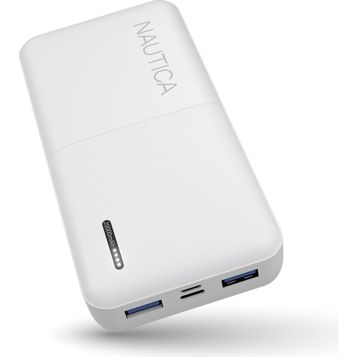 Nautica P200 20W Pd 18W Qc Hızlı Taşınabilir Şarj Cihazı Powerbank 20.000 Mah Beyaz