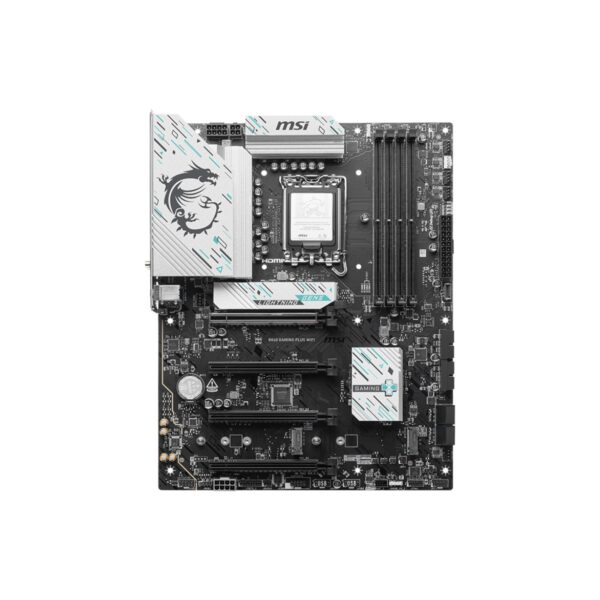 MSI B860 GAMING PLUS WIFI 8600MHz (OC) DDR5 Soket LGA1851 M.2 HDMI DP ATX Anakart