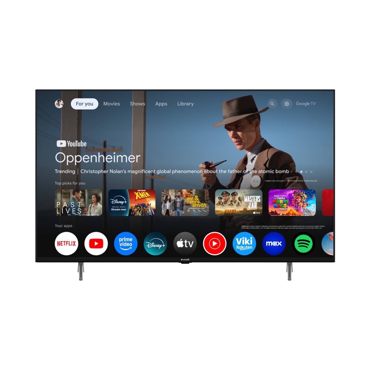 Arçelik 7 serisi 55" 4K UHD Google TV - A55 E 795 B Google TV