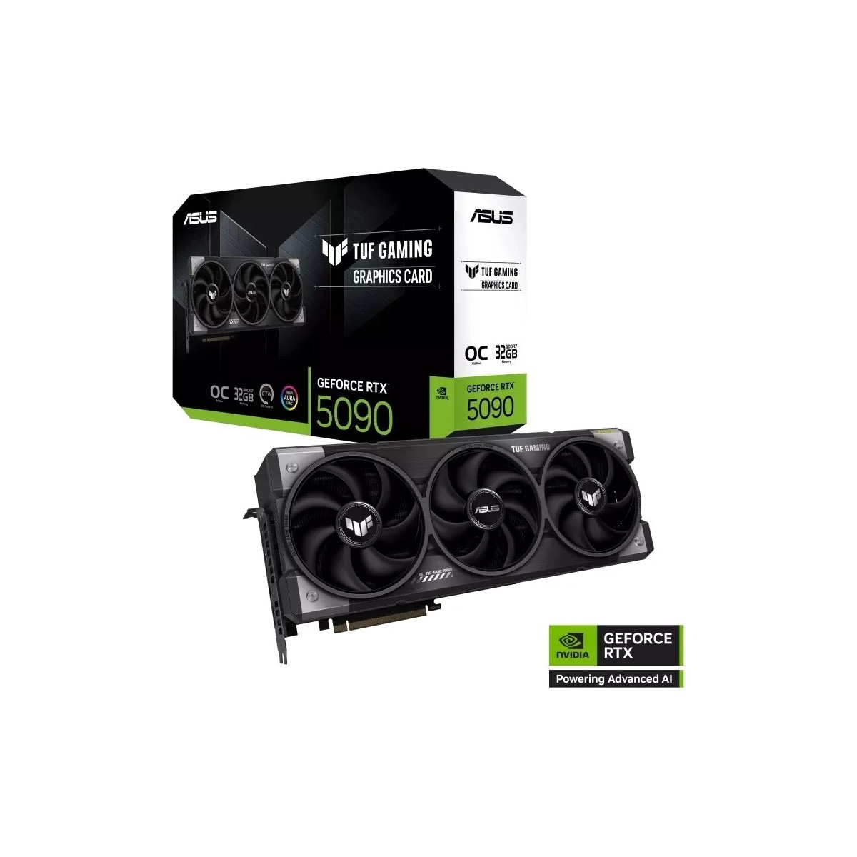 ASUS TUF-RTX5090-O32G-GAMING-NVIDIA-GEFORCE-RTX 5090-32GB GDDR7-512bit--OC-2xHDMI-3xDP-RGB-DLSS4 EKRAN KARTI