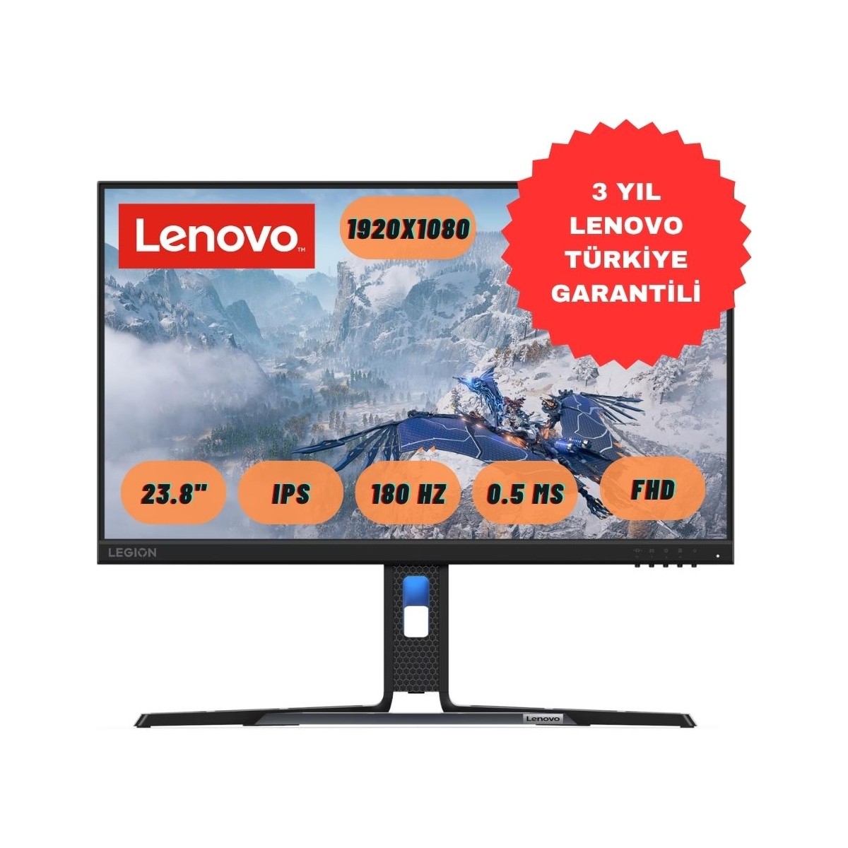Lenovo Legion R24E 23.8" Fhd IPS 0.5ms 180Hz Gaming Monitör 67CCGAC4TK