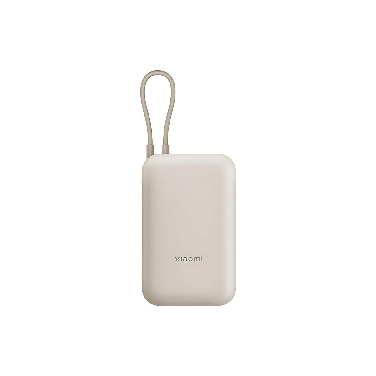 Xiaomi Power Bank 10000mAh Krem Entegre Kablo USB ve USB-C Portu 22.5W BHR9072GL