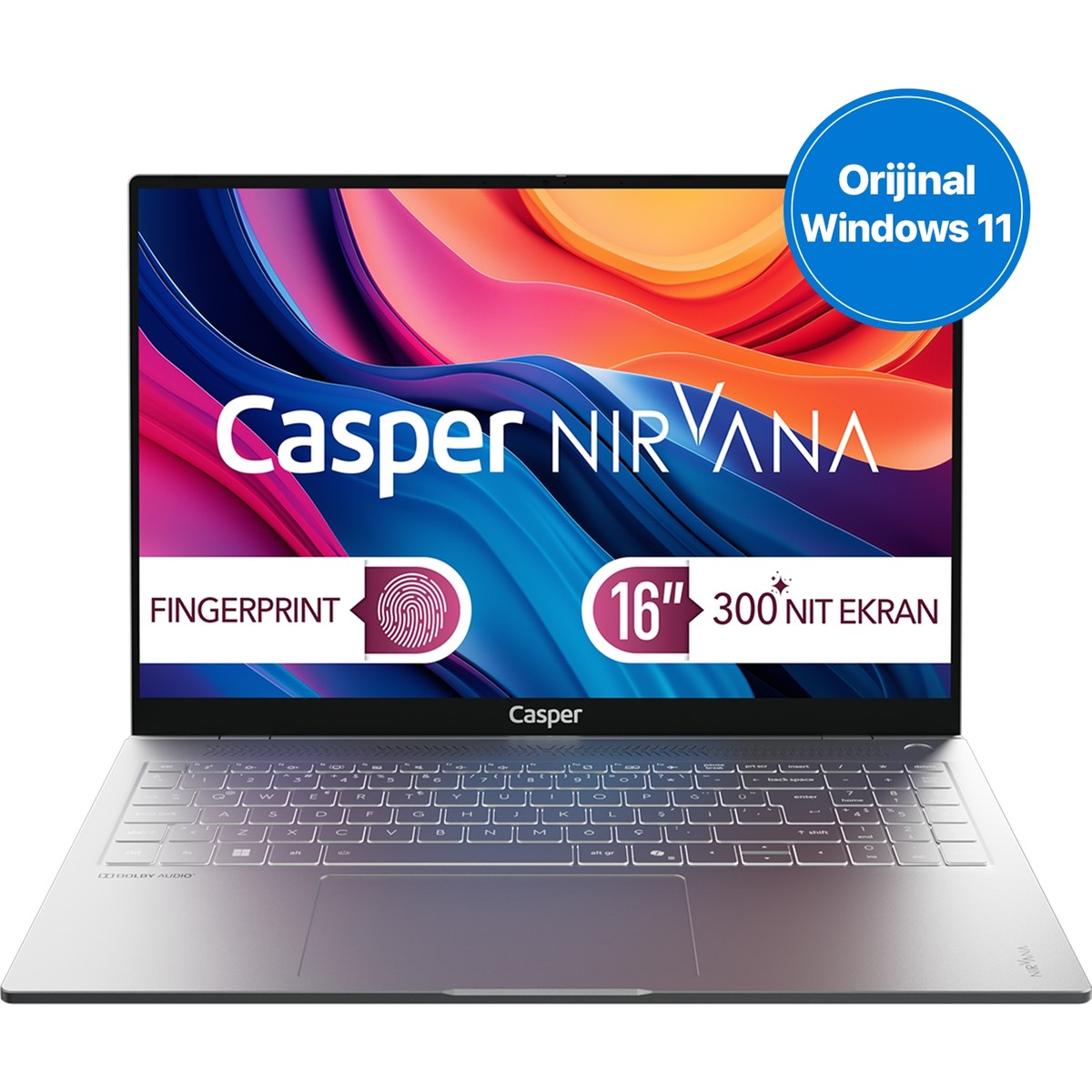 Casper Nirvana S100 300NIT i7-13620H 32GB DDR5 1TB SSD 16" W11H Laptop S100.1362-DF00A-G-F