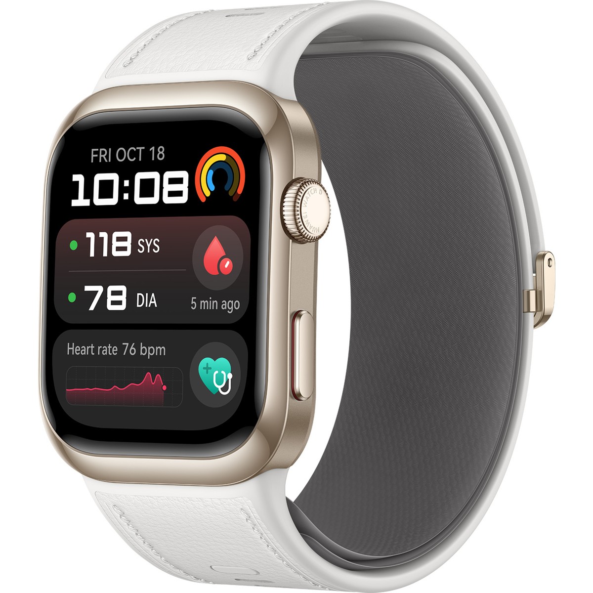 Huaweı Watch D2 – Altın Beyazı Kompozit Deri