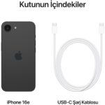 Apple iPhone 16e 128GB Siyah - Görsel 9
