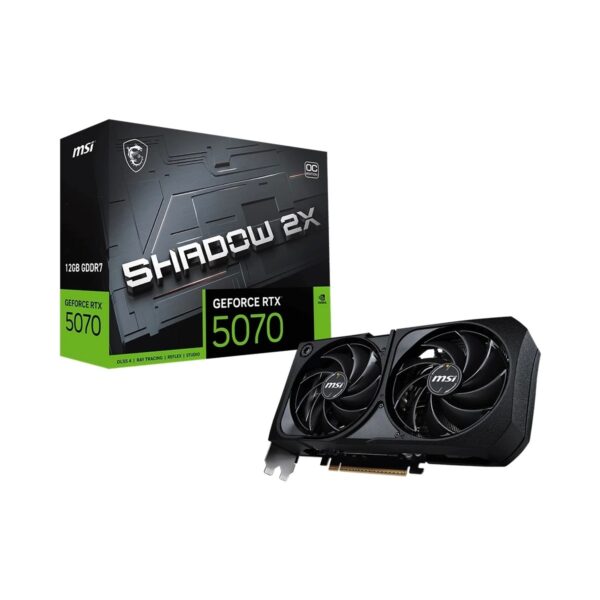 MSI GeForce RTX 5070 12G SHADOW 2X OC 12GB GDDR7 192 Bit DLSS 4 Ekran Kartı