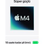Apple MacBook Air M4 16GB 256GB SSD macOS 13" Taşınabilir Bilgisayar Gök Mavisi MC6T4TU/A - Görsel 4