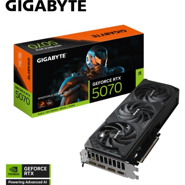 GIGABYTE VGA GeForce RTX™ 5070 WINDFORCE OC 12GB, 192 Bit, GDDR7, HDMI Ekran Kartı - GV-N5070WF3OC-12GD