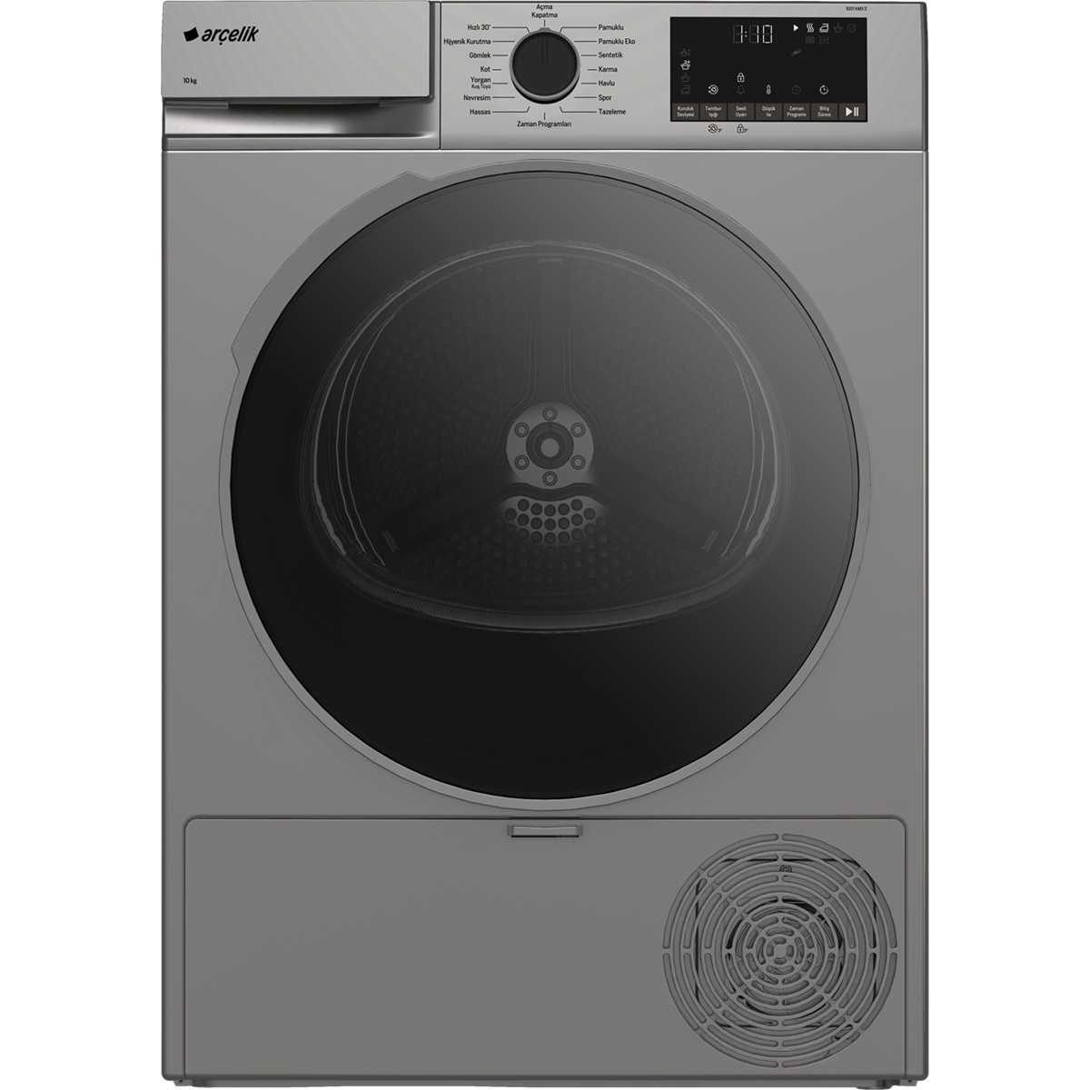 Arçelik 1001 KMX S 10 Kg Kurutma Makinesi