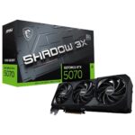 MSI Msı VGA Geforce Rtx 5070 12G Shadow 3x Oc RTX5070 12GB Gdrr7 192B DX12 Pcıe 5.0 X16 (3xdp 1xhdmı)