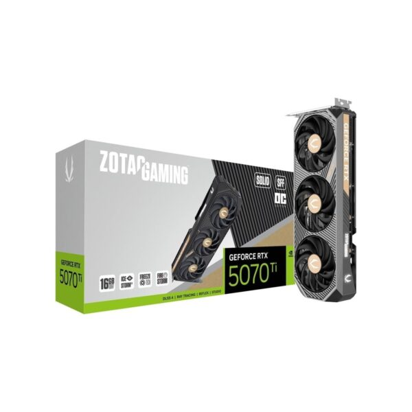 Zotac Geforce Rtx 5070 Tı Gamıng Solıd Sff Oc 16GB Gddr7 256BIT Dlss 4 Ekran Kartı