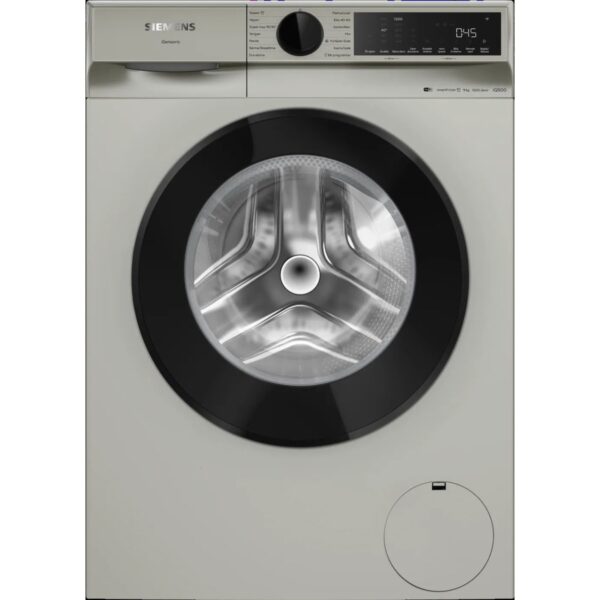 Siemens SİEMENS WG42K2ZXTR iQ500 Çamaşır Makinesi 9 kg 1200 dev./dak., Gümüş