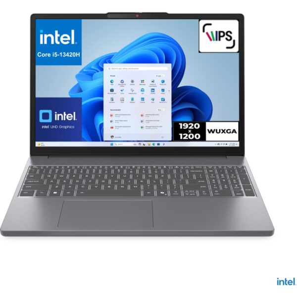 Lenovo Ideapad Slim 3 Intel Core I5 13420H 16 GB 512 GB SSD Windows 11 Pro 15.3" Wuxga Taşınabilir Bilgisayar 83K1004ETRCB1