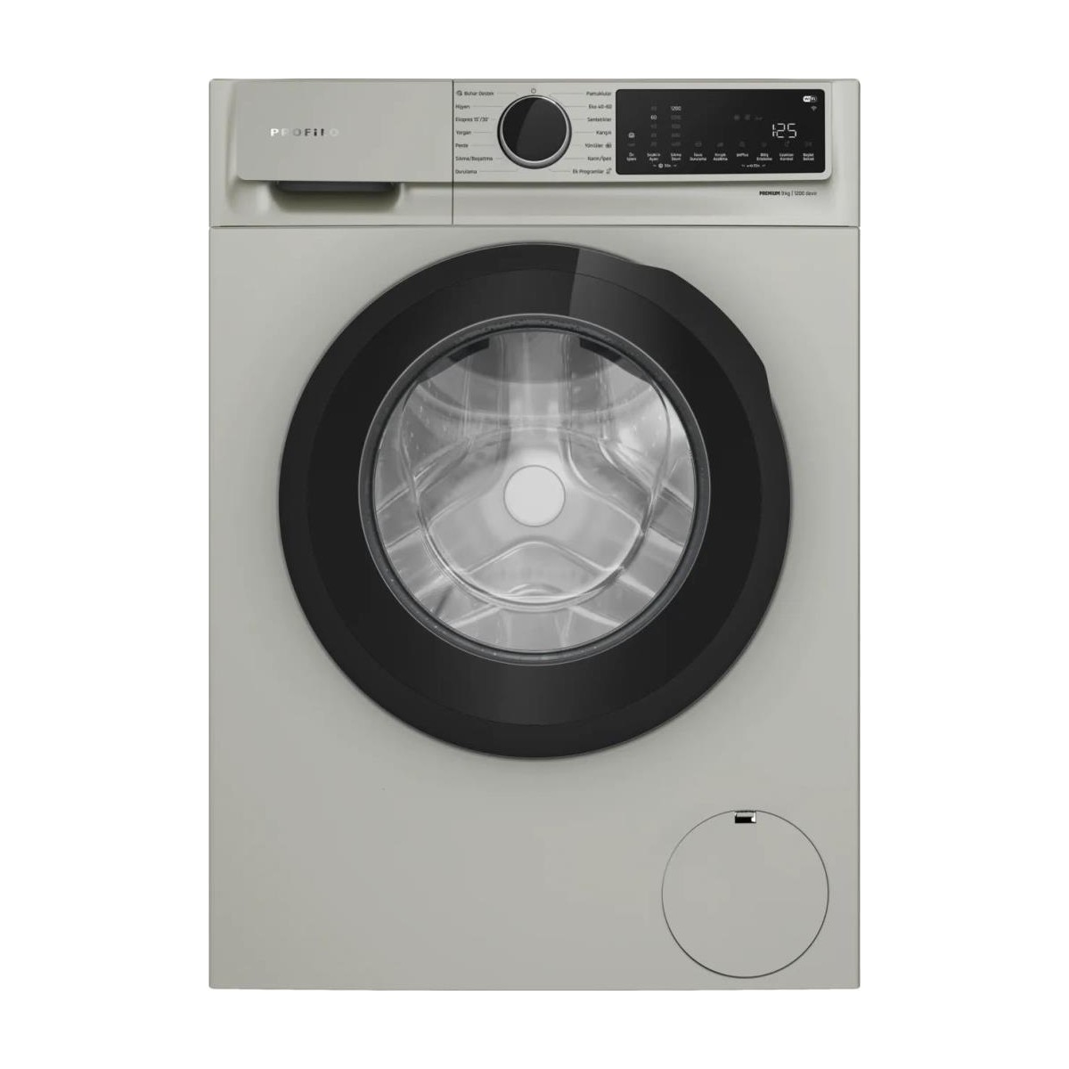 Profilo CGK242ZXTR Çamaşır Makinesi 9 kg 1200 Devir Gümüş