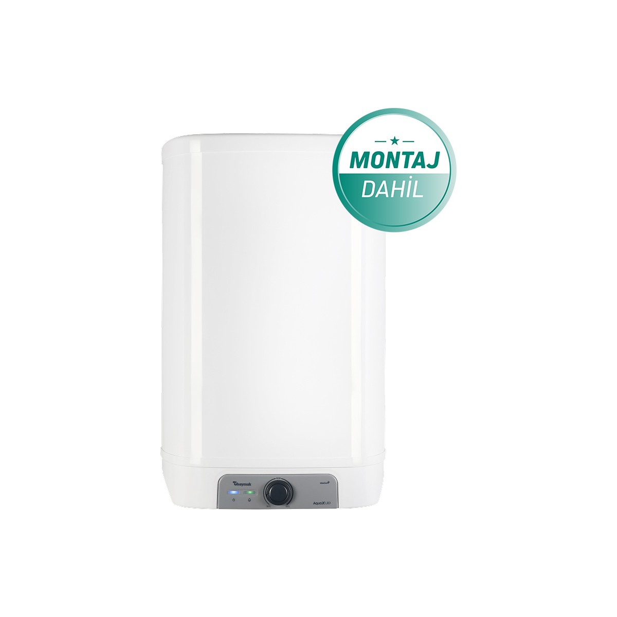 BAYMAK AQUA X-LED PRIZ. 50 LT TERMOSİFON (MONTAJ DAHİL)