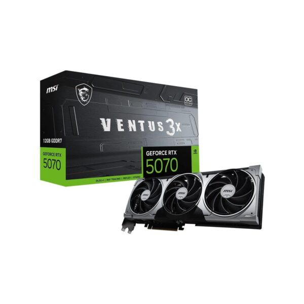 MSI Msı Geforce Rtx 5070 12G Ventus 3x Oc 12GB Gddr7 192 Bit Dlss 4 Ekran Kartı