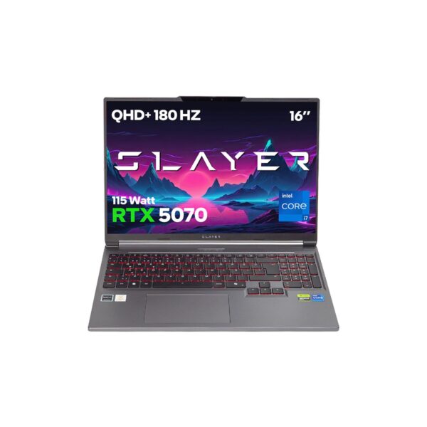 Game Garaj Slayer X7T-5070 C3 Intel Core I7 14650HX 32GB Ram 2tb SSD RTX5070 16" Qhd+ 180Hz IPS Freedos Gaming Laptop