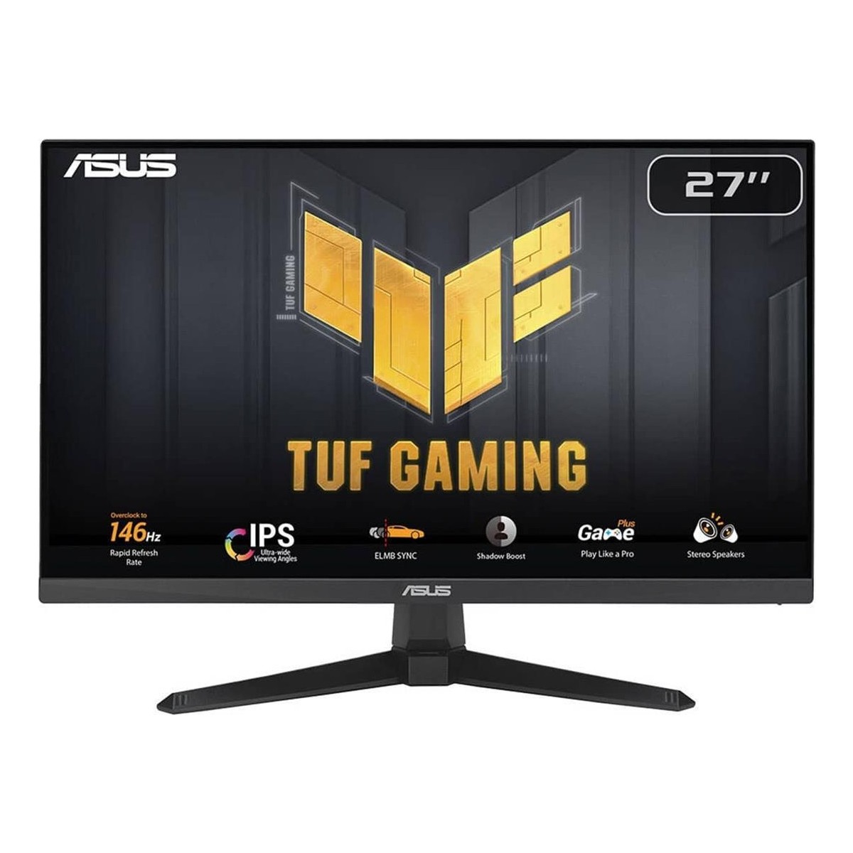 ASUS TUF GAMING VG249QE5A 23.8 IPS 1920x1200 1ms 146Hz 300cd DP HDMI Hoparlör 3 Yıl Garanti
