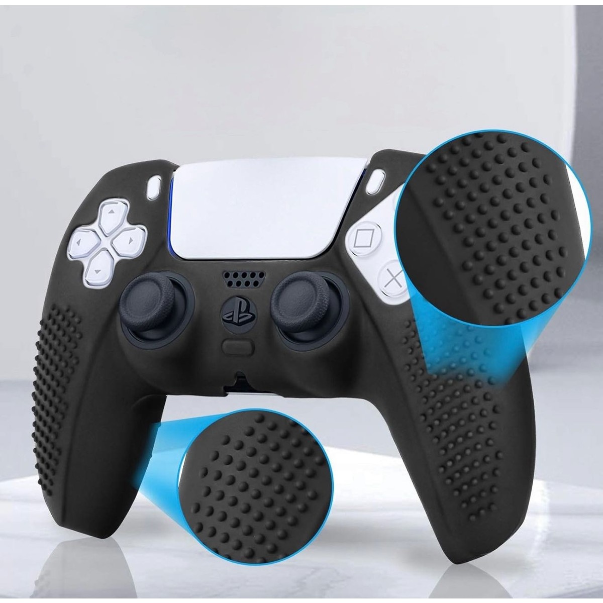 Ps5 Dualsense Uyumlu Ultra Kalite Yumuşak Silikon Kılıf – Gamepad Joystıck Koruyucu