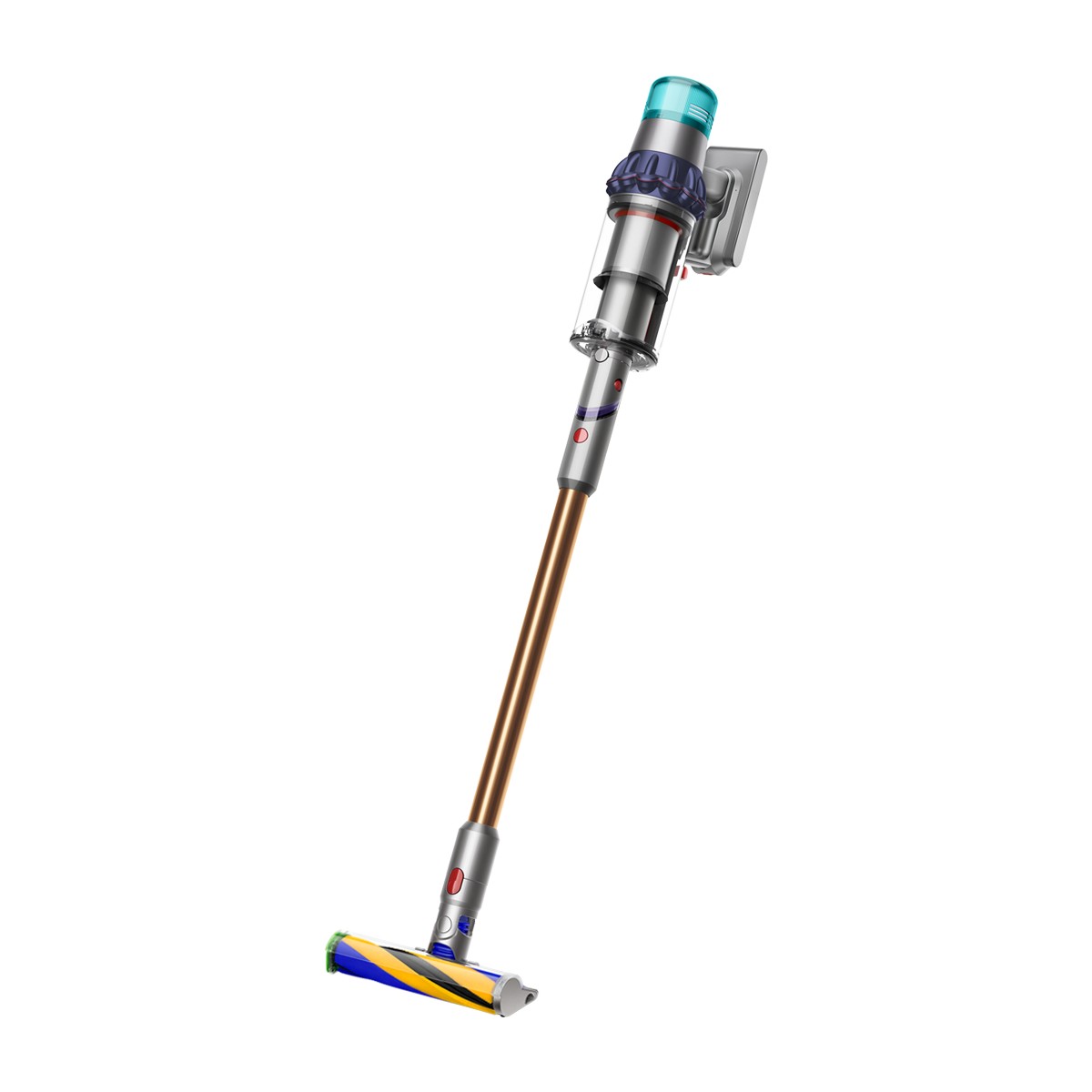 Dyson V15 Detect™ Absolute Prusya Mavisi 29.6 V Güç Değeri ile Dikey Kullanım İçin HEPA Filtreli Süpürge