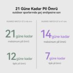 Huawei Watch GT 6 41 mm - Siyah (14 güne varan pil ömrü, Sağlık Takibi, Bisiklet Özelliği, iOS & Android Uyumlu) - Görsel 5