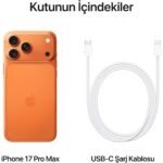 Apple iPhone 17 Pro 256 GB Kozmik Turuncu - Görsel 8