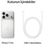 Apple iPhone 17 Pro 256 GB Gümüş - Görsel 8