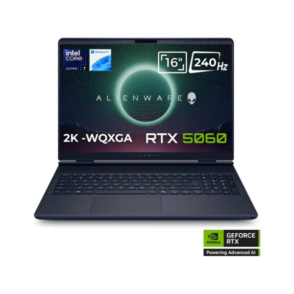 Dell Alienware 16X Aurora AC16251 Ultra 7 255HX 32GB 1tb SSD 8gb RTX5060 115W 16 Wqxga 240Hz Windows 11