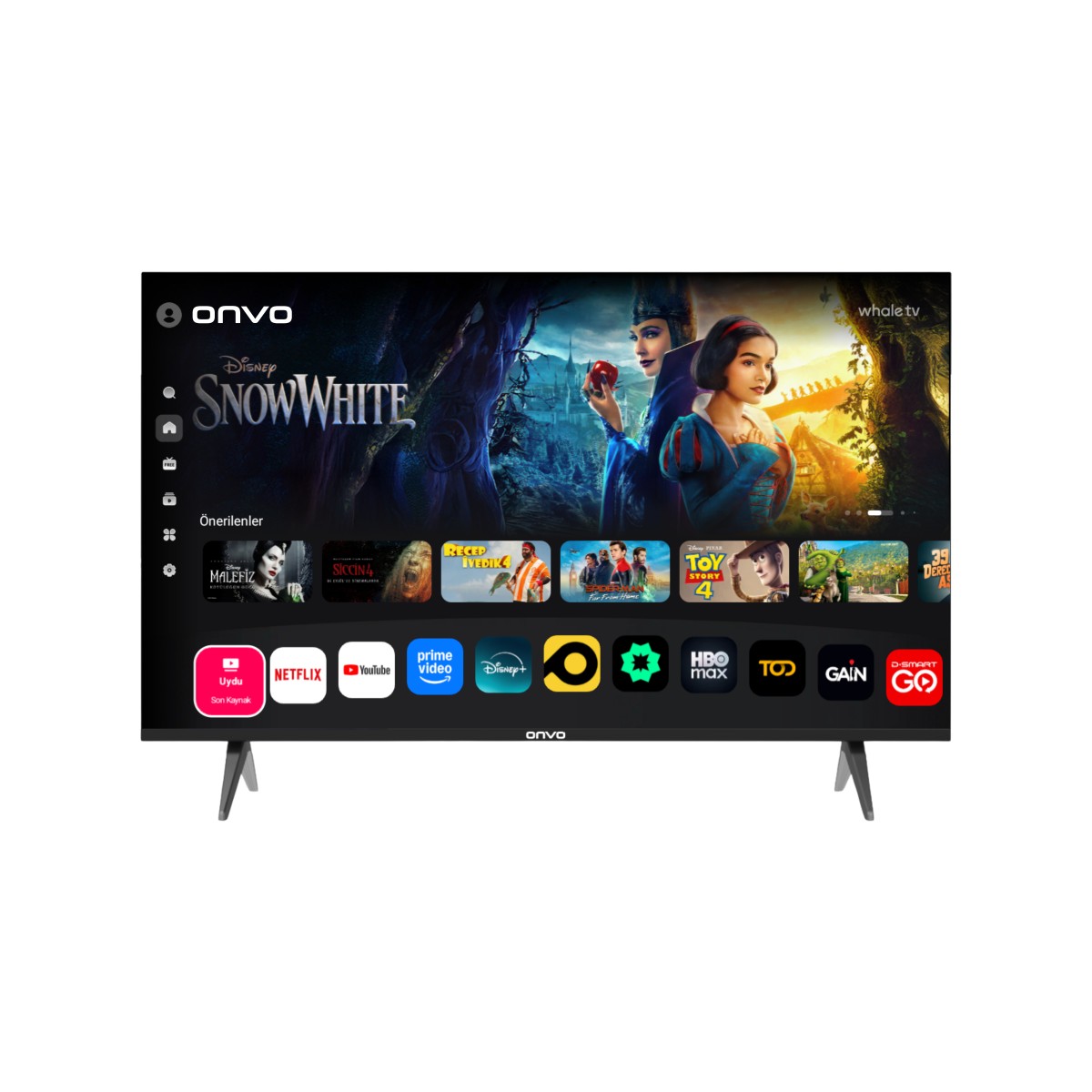 Onvo 43VL80F3FA 43'' 109 Ekran Uydu Alıcılı Full HD WhaleOS LED TV