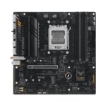 ASUS TUF GAMING A620AM-PLUS WIFI AMD A620A AM5 DDR5 7600 2xDP HDMI Çift M2 USB3.2 AX WiFi + BT AURA RGB 2.5Gbit LAN mATX - Görsel 2