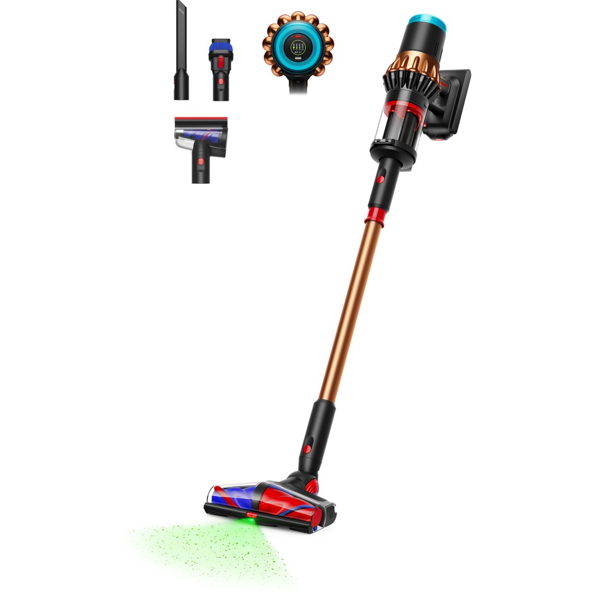 Dyson V16 Piston Animal kablosuz süpürge (Mat siyah/Bakır)