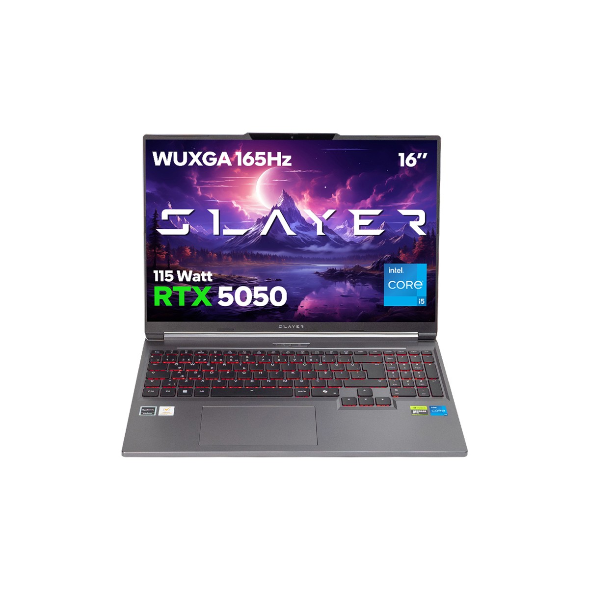 Game Garaj Slayer X5T-5050 C7 Intel Core I5 13500HX 16GB Ram 1tb SSD RTX5050 16" Wuxga 165Hz IPS Freedos Oyuncu Laptop