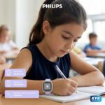 Philips W200A Akıllı Çocuk Saati (Distribütör Garantili) - Görsel 9