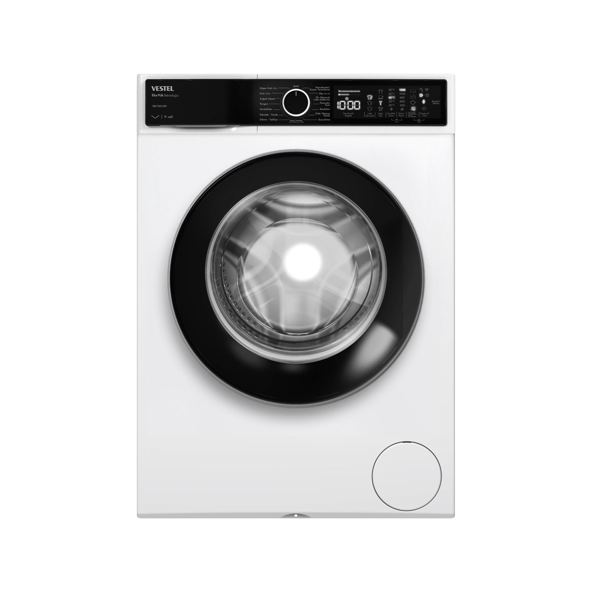 Vestel Cmı 97422 Wıfı 9 kg Yıkama Kapasitesi 1200 Devir Enerji Sınıfı A Çamaşır Makinesi