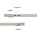Apple MacBook Air M5 16GB 512GB SSD macOS 13" Taşınabilir Bilgisayar Yıldız Işığı MDHA4TU/A - Görsel 6