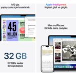 Apple MacBook Air M5 16GB 512GB SSD macOS 13" Taşınabilir Bilgisayar Gece Yarısı MDHE4TU/A - Görsel 8