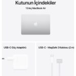 Apple MacBook Air M5 16GB 512GB SSD macOS 13" Taşınabilir Bilgisayar Gümüş MDH74TU/A - Görsel 9