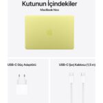 Apple MacBook Neo A18 Pro 8GB 512GB SSD macOS 13" Taşınabilir Bilgisayar Puslu Sarı MHFE4TU/A - Görsel 10