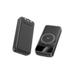 Matechno 20.000 mAh Powerbank Dahili Type-C & Lightning Kablolu, 15W Kablosuz Magsafe Şarj Cihazı - Görsel 7
